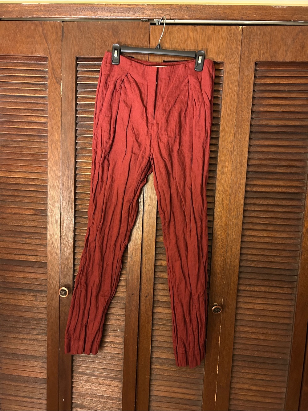 Ferragamo Deep Orange Trousers Size 36